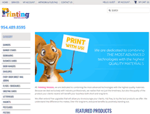 Tablet Screenshot of printingweston.com
